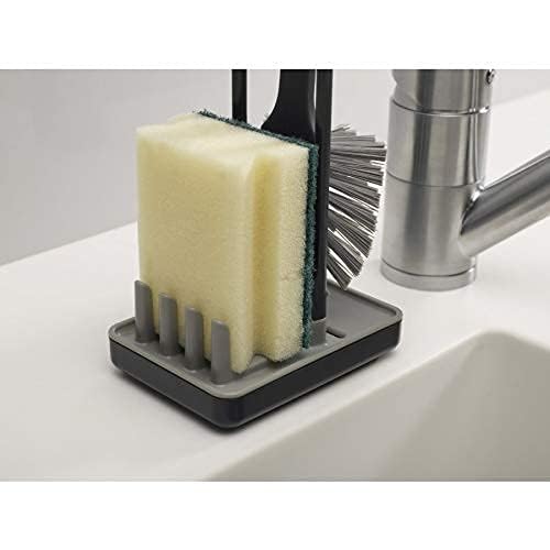 FAGVA FAGVA Sink Household Brush Holder Set | Sink Organizer for Bathroom/Kitchen | Sponge Brush Holder | Sink Storage Organizer | Kitchen Cleaning Organizer Set (Set of 1,Multicolor)  - Image 4