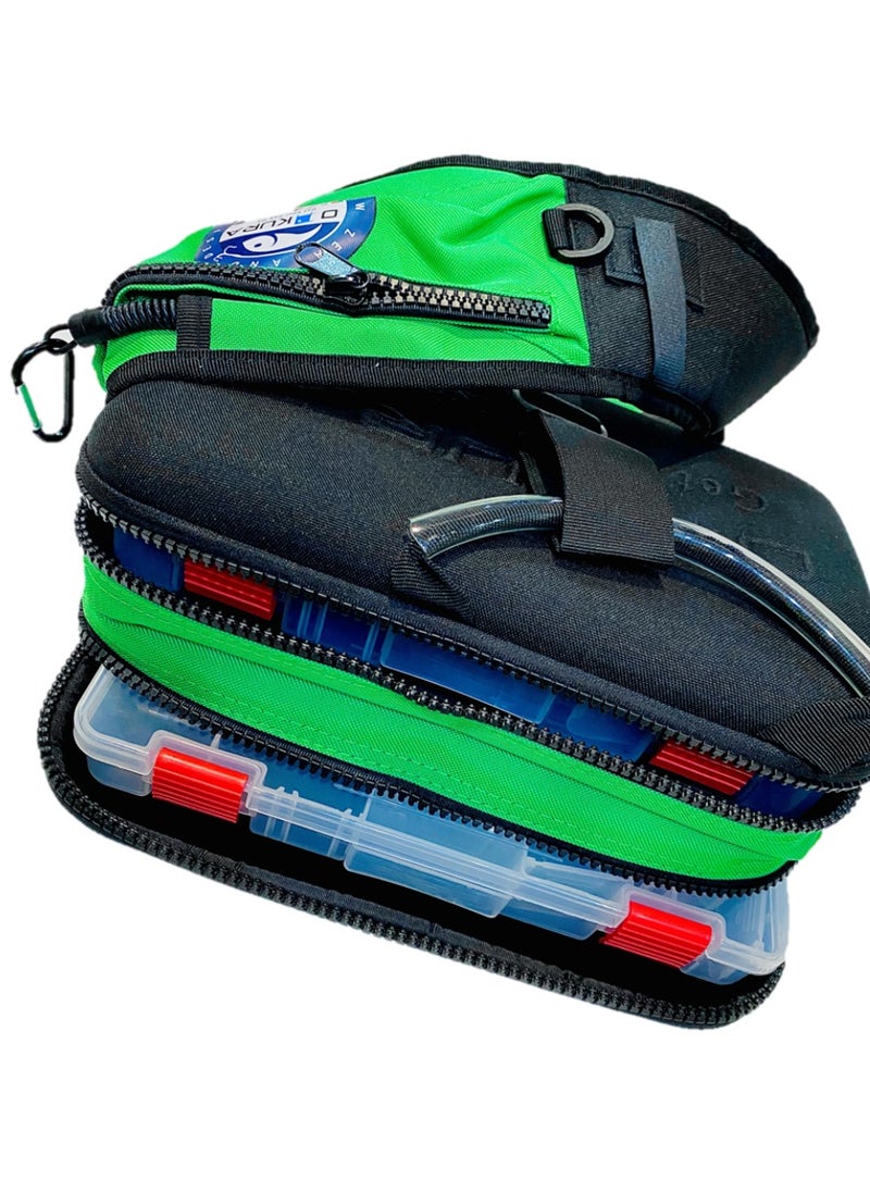 oakura Crossbody Tackle Hard Box - Convenient Fishing Accessories Storage For On-The-Go Anglers  - Image 3