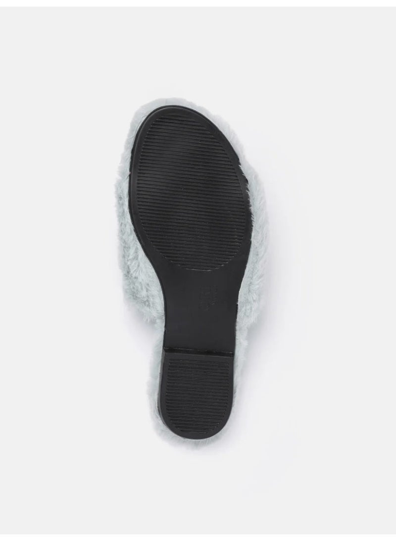 ZORIWORLD Buttereye Chic Indoor Slipper Slides Soft Vegan Fur & Lightweight Cushioned Sole Hand-Beaded Design - Image 5