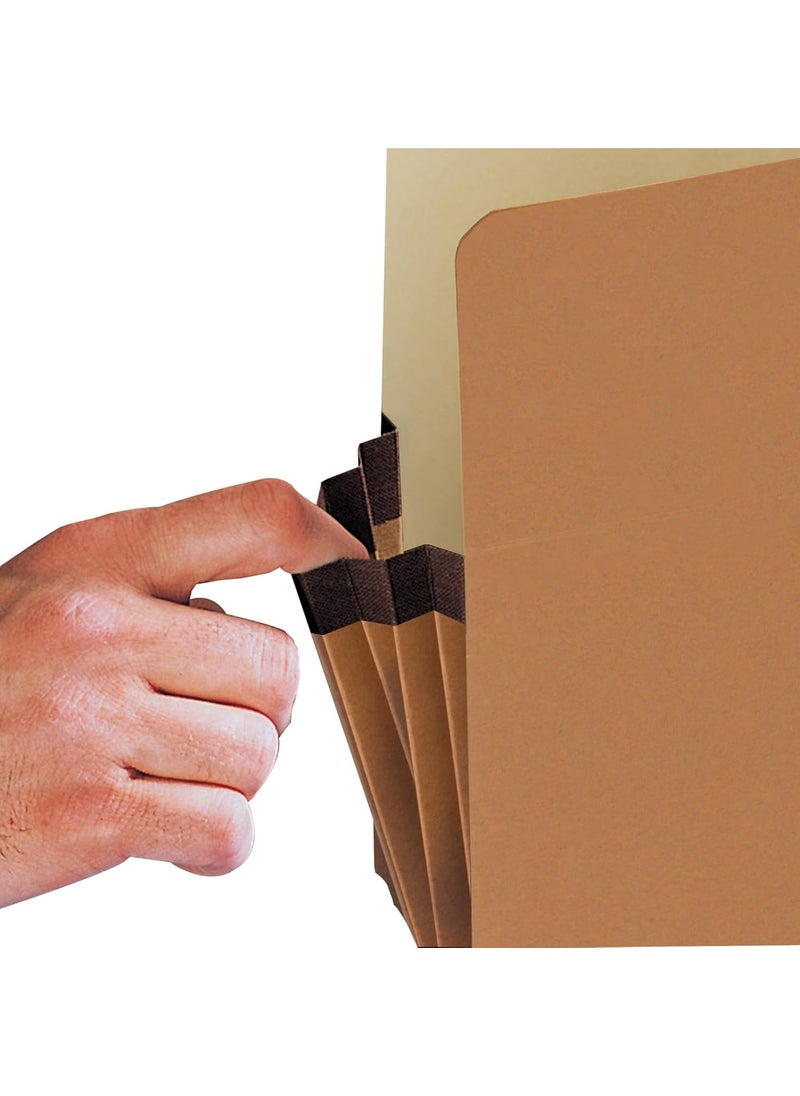 Smead Smead File Pocket StraightCut Tab 514 Expansion Letter Size Redrope 50 per Carton 73810  - Image 5