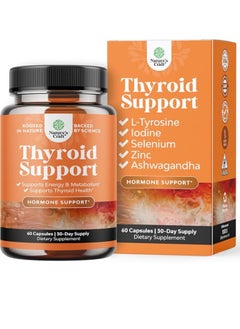 Natures Craft Herbal Thyroid and Adrenal Support 60 Capsules 30 day supply 