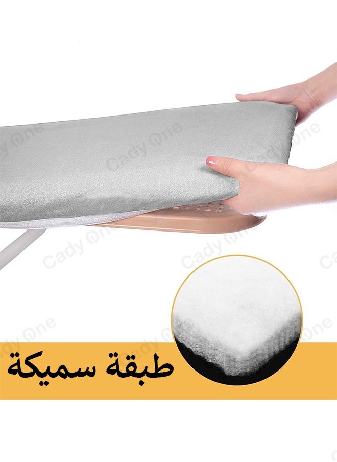 Cady One Ironing Board Cover with Premium Heavy Duty Silicone Liner Measures 135x 45 cm  - Image 5