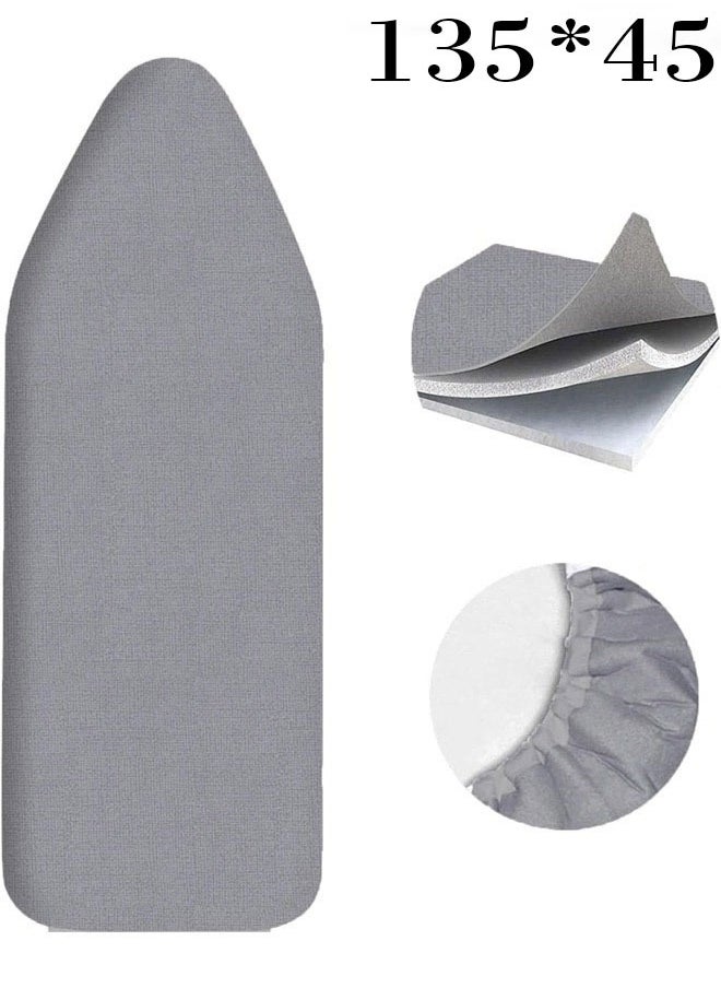 Cady One Ironing Board Cover with Premium Heavy Duty Silicone Liner Measures 135x 45 cm  - Image 1