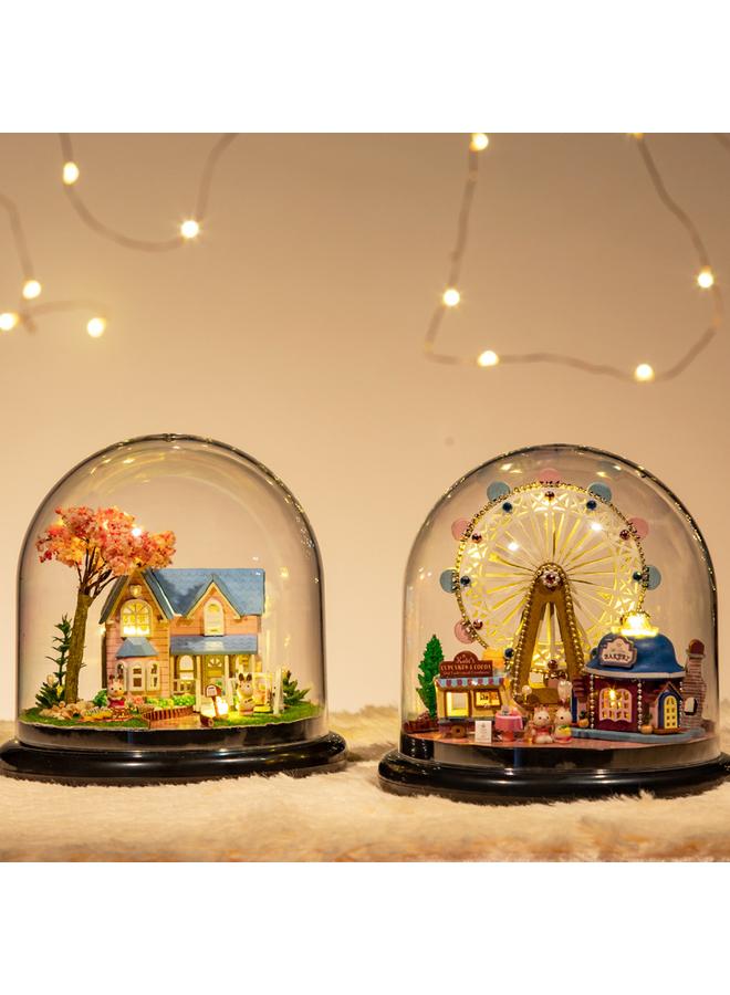 Bluejw Zhiqu House Diy Cabin Travel Together Hand-assembled Villa Model Toys Creative Men's Birthday Gifts For Women - Image 4