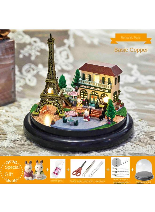 Bluejw Zhiqu House Diy Cabin Travel Together Hand-assembled Villa Model Toys Creative Men's Birthday Gifts For Women - Image 1