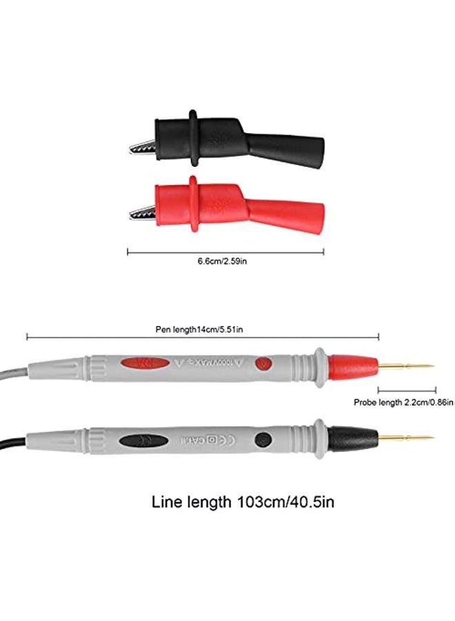 1000V 10A Universal Digital Multimeter Probe Test Cables Multi Needle Tip Pin Cable Meter Probe Wire Cable Pen - Image 4