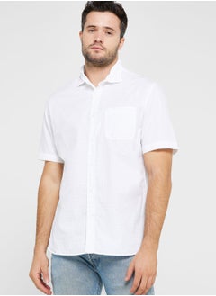 Dot Print Regular Fit Shirt