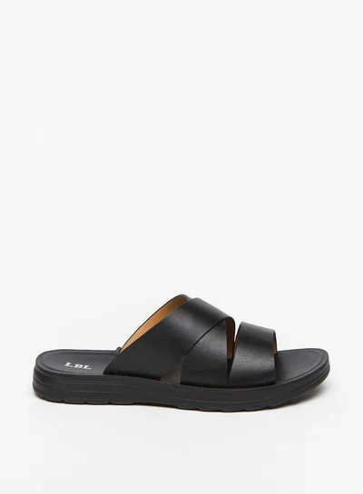 LBL by Shoexpress Men's Solid Slip-On Sandals