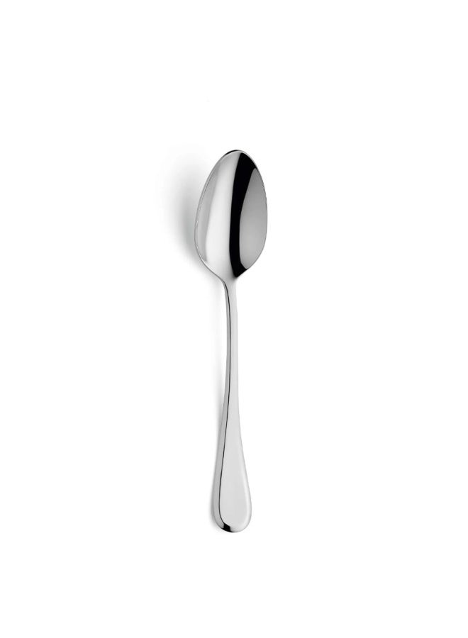 Amefa Drift Table Spoon Set of 12 | Premium 18/10 Stainless Steel Table Spoons with High Mirror Finish | Elegant Teardrop Handle Design with Chamfered Edges | Luxury European Cutlery for Dining Table, Home, Restaurants & Hotels | Dishwasher Safe Silver Flatware | Smooth Balanced Grip | Corrosion Resistant | Classic & Modern Tableware for Daily Use and Special Occasions | Length 21cm | Durable Polished Finish | Professional Quality Amefa Cutlery Collection for KSA Homes - Image 1