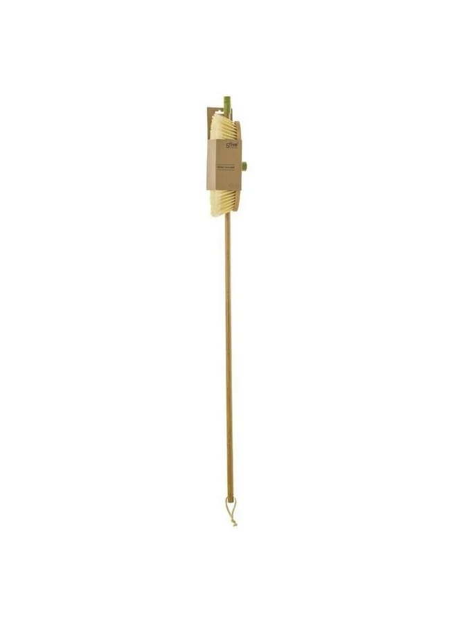 Five Simply Smart Wood & Clean Broom with Bamboo Handle Brown 131 x 6 x 32 cm 141372