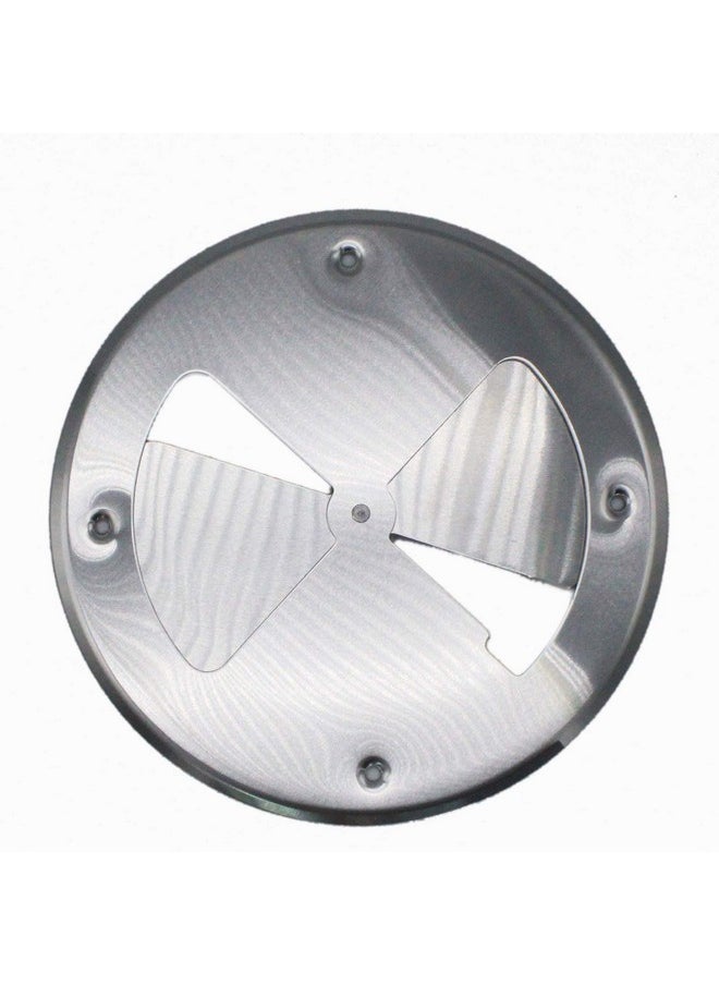 X-Haibei X-Haibei Round Butterfly Ventilator Vent Cover Aluminum Dia. 7.8 inch for Marine Boat Trailer  - Image 1