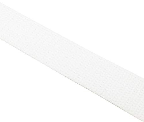 BC Belts Canvas Web Belt Military Style with Antique Brass Buckle and Tip 50" Long (White) - Image 4