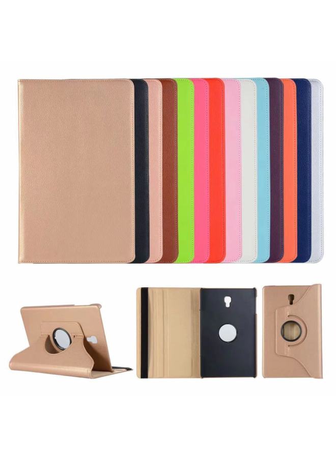 360 Rotating Litchi Grain Pattern Leather Case For Tab Full Series 7/8/9.7/10.1/10.5 Tablets-Color:Purple-Applicable Model:Tab A 8.0 2019 P200/P205
