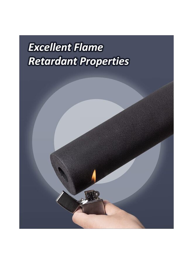 Pipe Insulation Foam Tube,Pipe Insulation Foam Tube,Foam Tubing, Guitar Stand Foam Tube, Hollow Pipe Cover,Exercise Machine Handle Protector and Roof Rack (1" ID*3/8" TH-6Ft) - Image 4