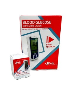 uRIGHT Fora Blood Glucose Monitor + 50 Strips  - Image 1