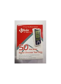 uRIGHT Fora Blood Glucose Monitor + 50 Strips  - Image 3