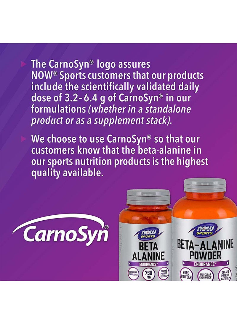 now Beta Alanine 100% Pure Powder 500 g - Image 3