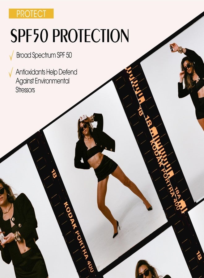 Vacation Studio Tone SPF 50 Sunscreen Bronzing Drops For Face, Sunkissed Skin Bronzer, Makeup-Friendly Tan Drops, Non-Comedogenic, Broad Spectrum Sun Block, Vegan & Cruelty-Free, 1 Fl. Oz. - Image 5