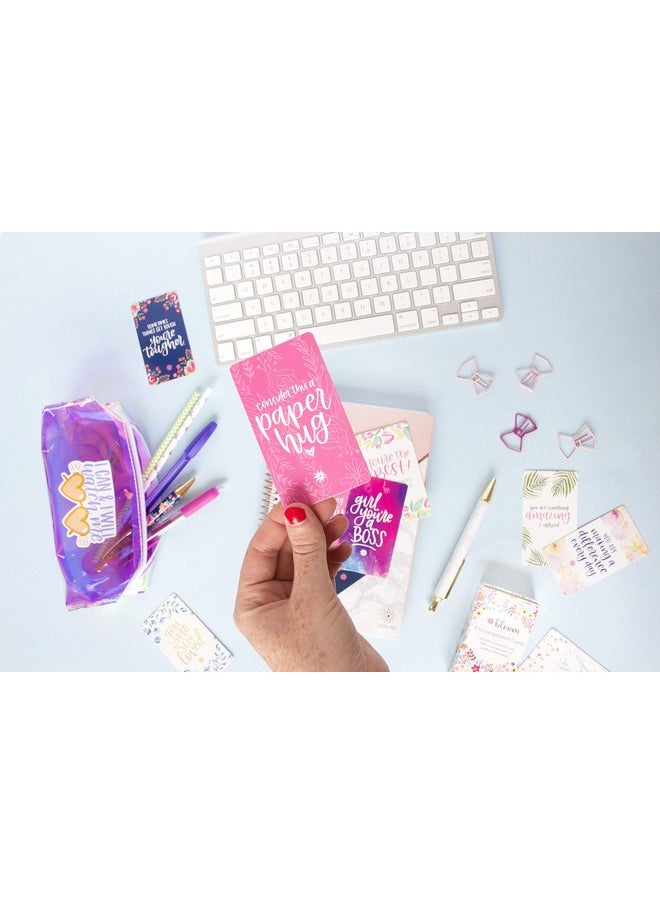 bloom daily planners - Encouragement Card Deck Cute Inspirational Quote Cards Just Because Cards Set Of Thirty 2" X 3.5" Cards Assorted Designs - Image 1