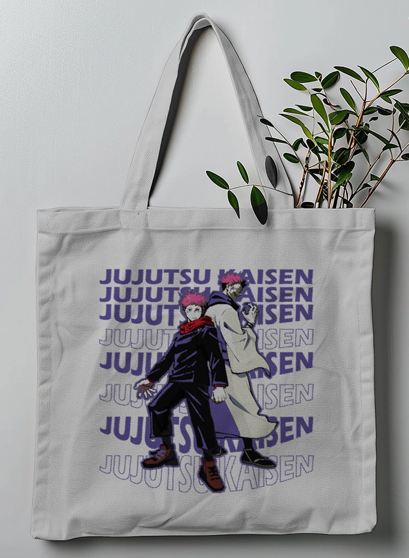 لوحة حقيبة يد بأحزمة كتف من البوليستر بتصميم أنمي ايتادورى و سوكونا - Image 1