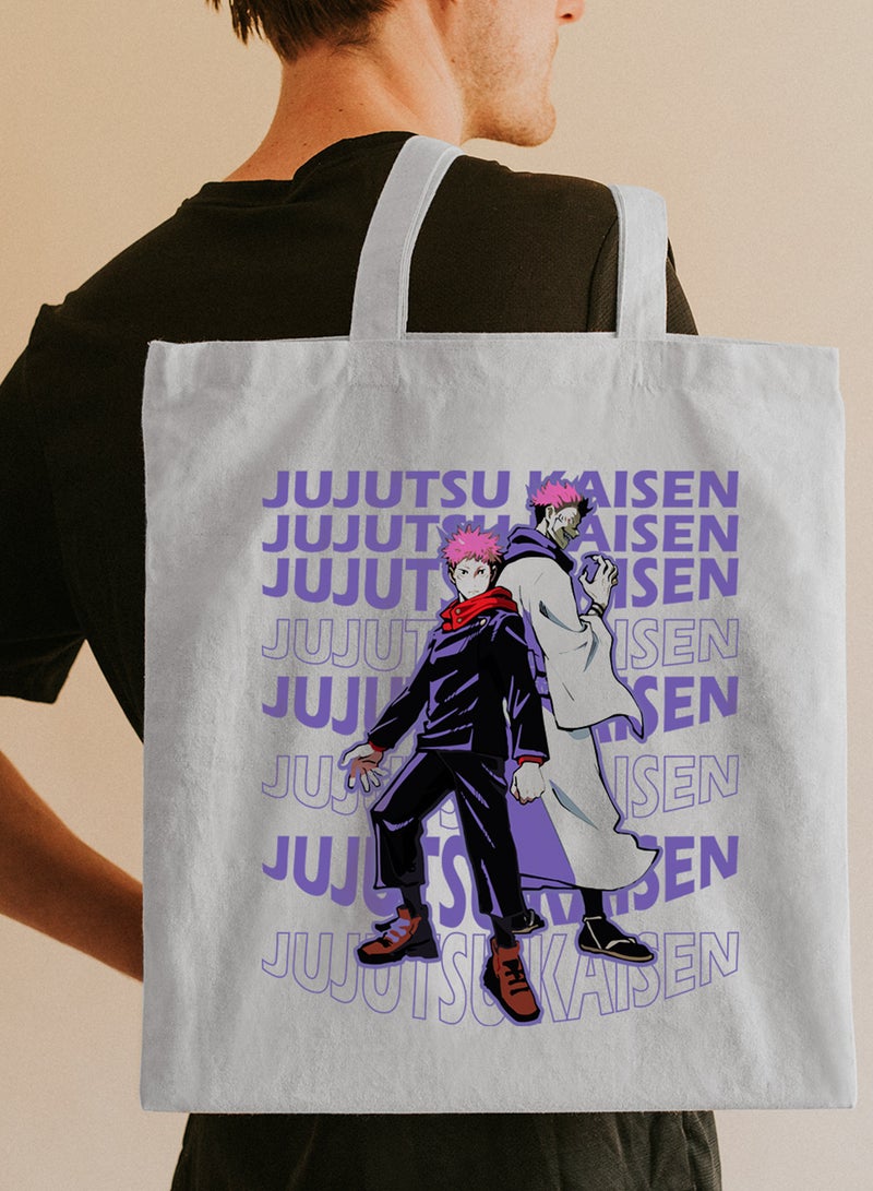 لوحة حقيبة يد بأحزمة كتف من البوليستر بتصميم أنمي ايتادورى و سوكونا - Image 2