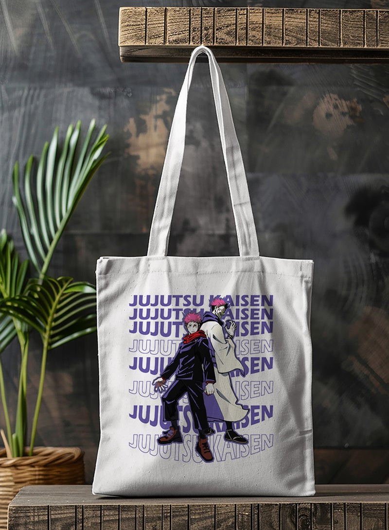 لوحة حقيبة يد بأحزمة كتف من البوليستر بتصميم أنمي ايتادورى و سوكونا - Image 3