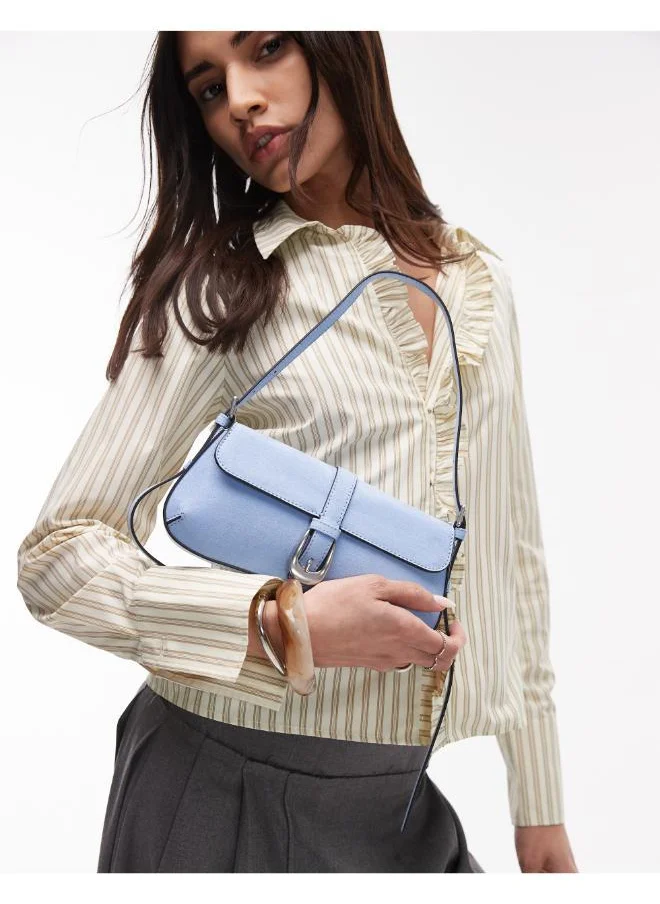 TOPSHOP Sophia Western Buckle Shoulder Bag