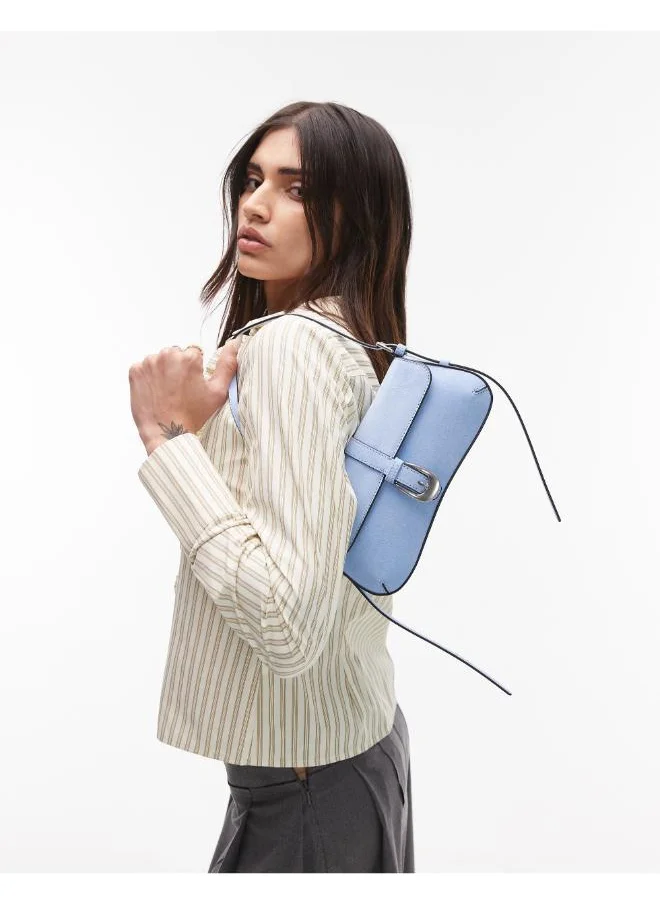 TOPSHOP Sophia Western Buckle Shoulder Bag