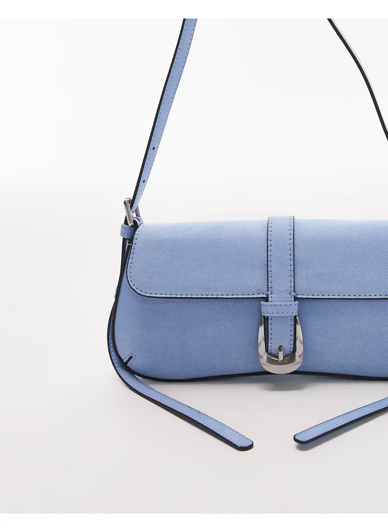 TOPSHOP Sophia Western Buckle Shoulder Bag