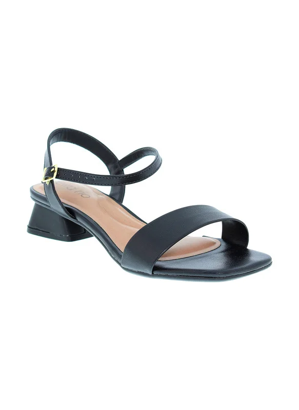 Beira Rio Ladies Low Heel Sandals Black | Made In Brazil