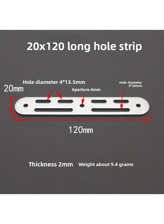 Fixed Strip Toy Hole Square Plate U-shaped Accessories Angle Size Technology Small Production Base Plate Assembly DIY Aluminum Alloy Belt 