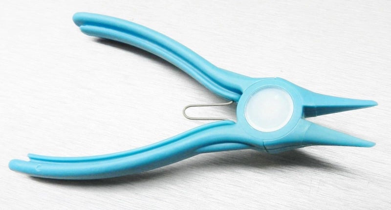 JTS Jewelry Chain Nose Pliers – IV Non-Marring Nylon Jaws, All Plastic Design for Beading, Wire Wrapping, and Crafting, Stone Setters, Electronics repairs, Jewelry Wire and Bead work, Hobbies and Crafts - Image 1