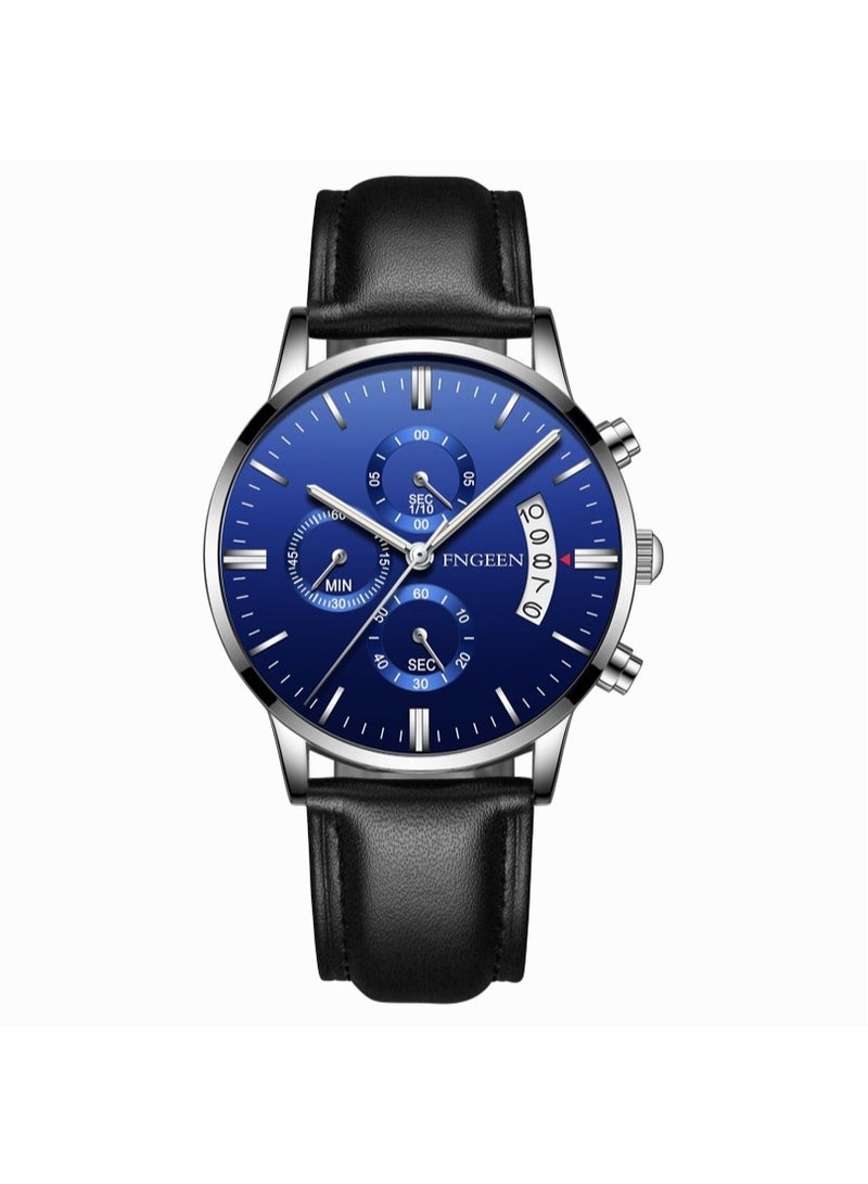 FNGEEN Men's Business Fashion Watch Multi Functional Sports Watch