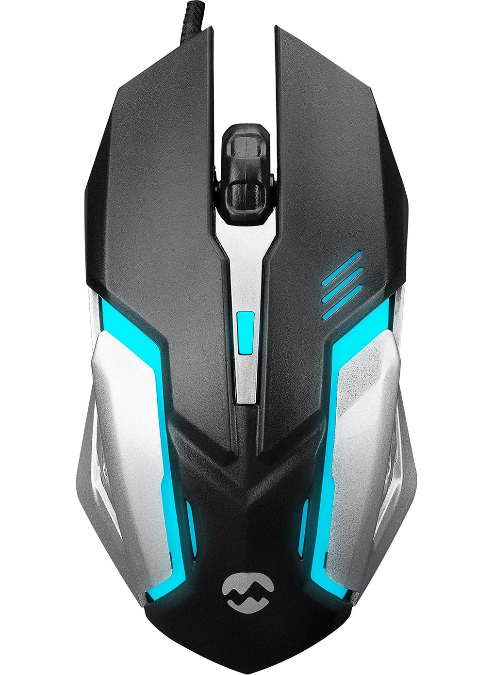 Everest SM-G72 Usb Black/Silver Backlit Gaming Mouse  - Image 1