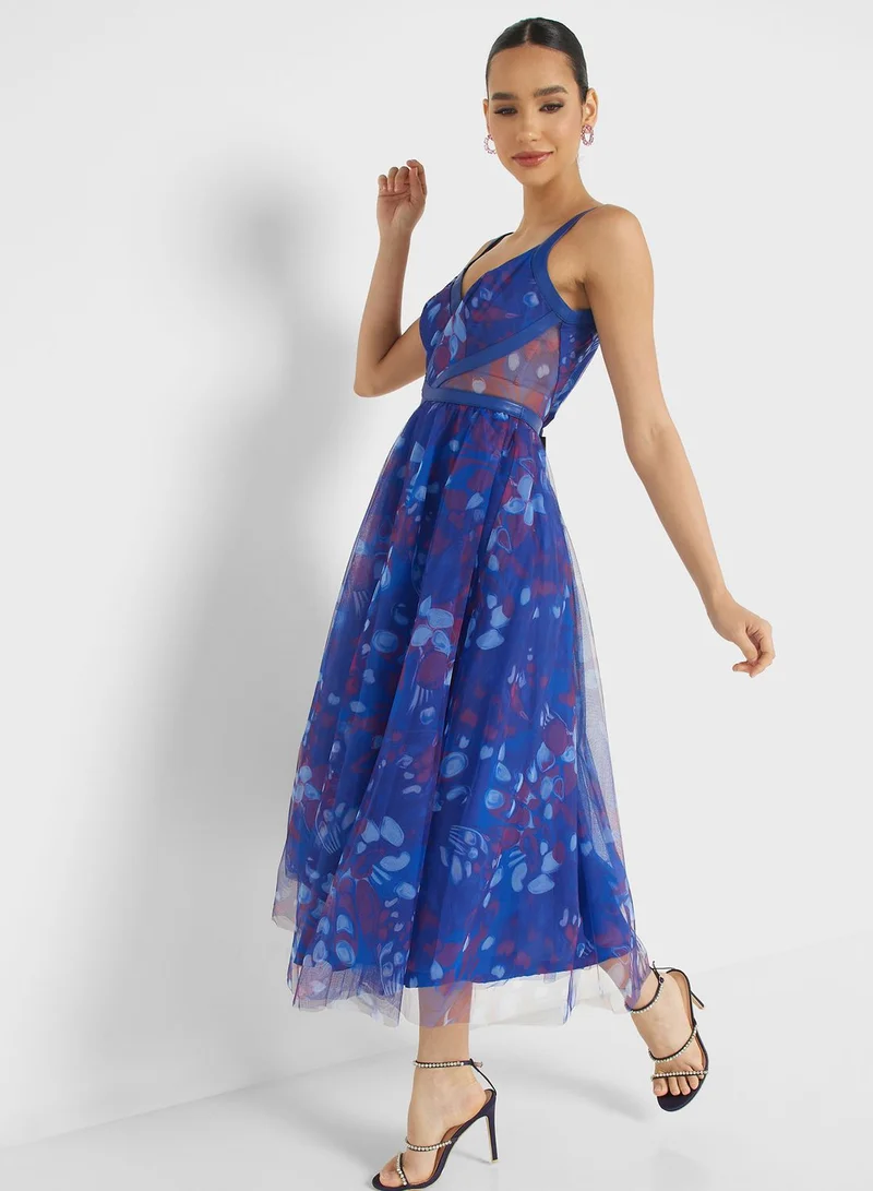 Femi9 Floral Printed Dress