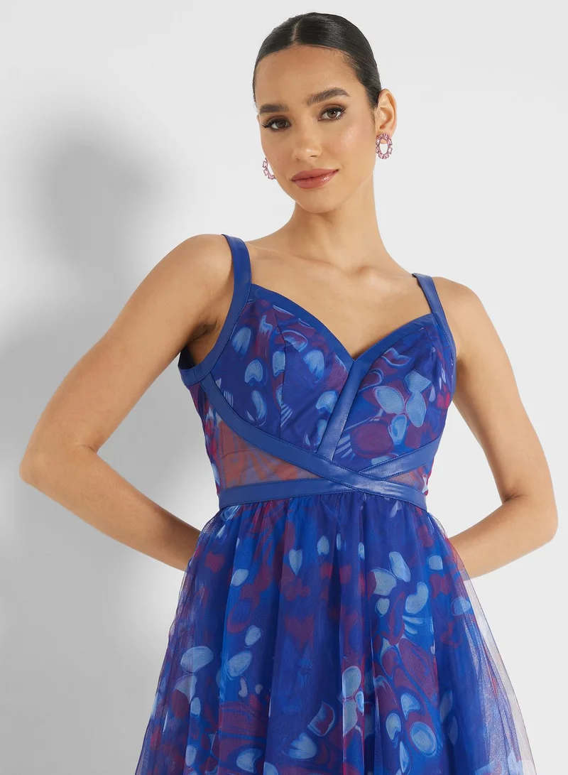 Femi9 Floral Printed Dress