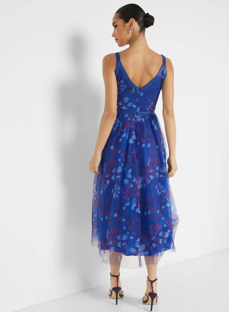 Femi9 Floral Printed Dress
