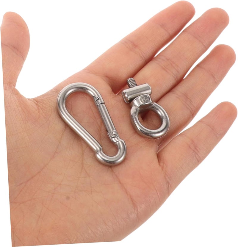 ABOOFAN Rv Awning Rail Stopper Caravan Awning Hooks Rv Track Accessories Stainless Steel Hook - Image 3