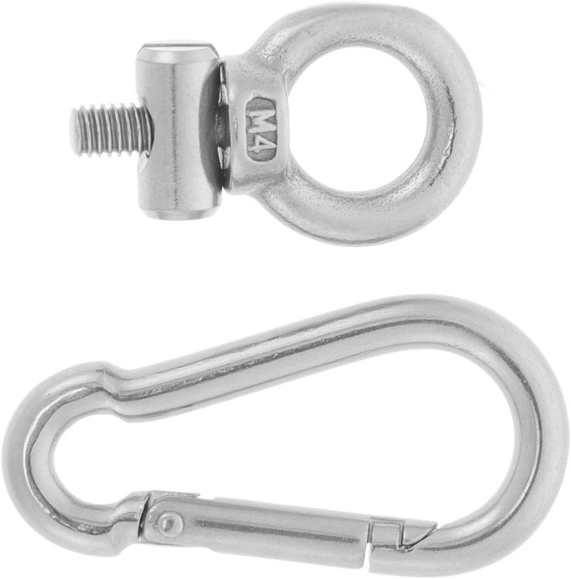 ABOOFAN Rv Awning Rail Stopper Caravan Awning Hooks Rv Track Accessories Stainless Steel Hook - Image 1
