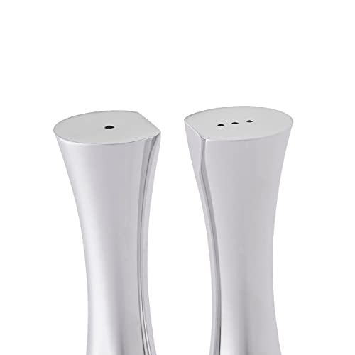 nambe Kissing Salt & Pepper Shakers | 2-Piece Set | Kitchen Tool | Salt Sugar Spice Pepper Seasoning Bottle for Table, RV, Camp, BBQ | 1.5-Ounce | Made of Metal Alloy | Designed by Karim Rashid - Image 3