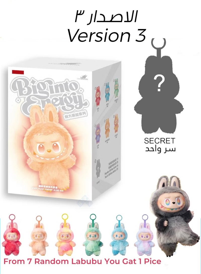 POP MART Labubu Doll V3 The Monsters Big Into Energy Series-Original Edition 17 CM (Blind Box - Single Pices) Version 3 Series, Popular Designer Art Toy | Limited Edition Gift for Kids, Collectors & Anime Lovers
