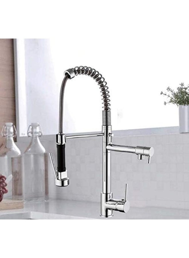 Hesanit Deck Mounted Kitchen Mixer With Sprayer - Chrome Single Handle Pull Down - pzsku/ZB0757337F7934CD3D5C7Z/45/_/1740037196/78fe7284-4f61-4cdc-a399-8141009c2a9e