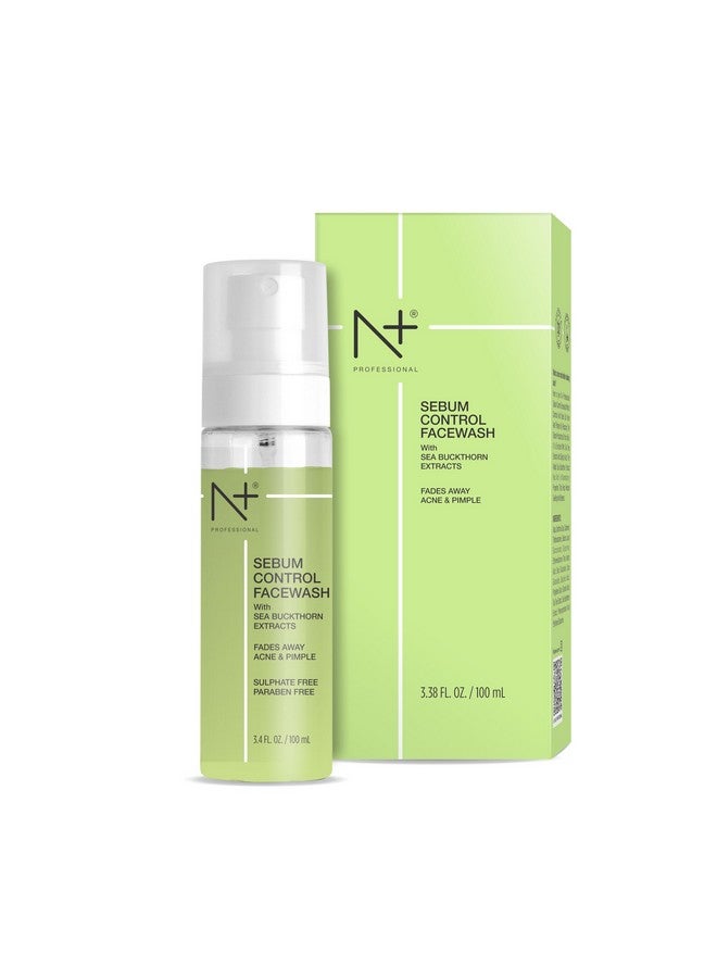 N Plus Professional Sebum Control facewash, Fades away acne and pimples, 100ML - Image 1