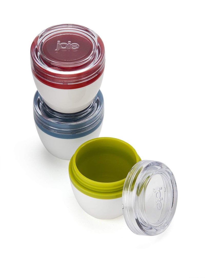 Joie Set 3 Bottles Sauces, Multicolour, 5 X 5 X 5 cm, Multicoloured (60018) - Image 1