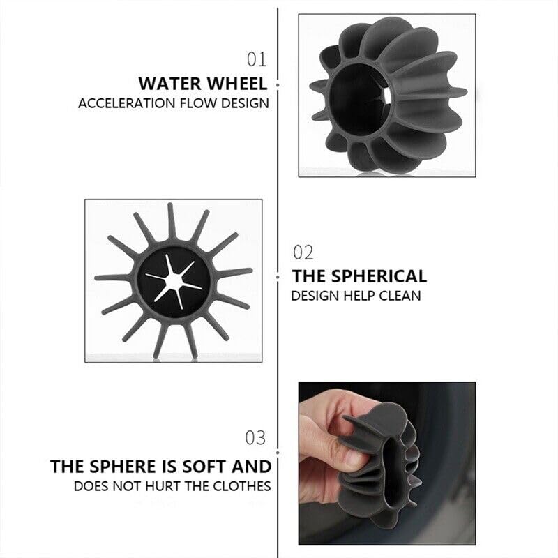 KIDWILL 10Pcs Reusable TangleFree Laundry Ball For Washing Machine Clothes Softener Laundry Scrubbing Balls Best For Washing Machine Clothes Softener - Image 2