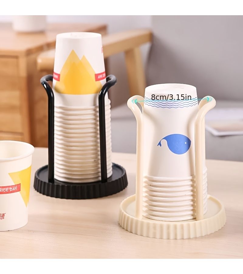 Black Paper Cup Holder For Home Table Organization - Image 4