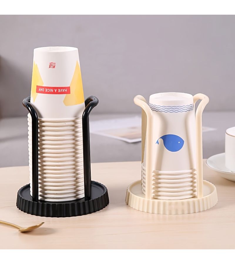 Black Paper Cup Holder For Home Table Organization - Image 3