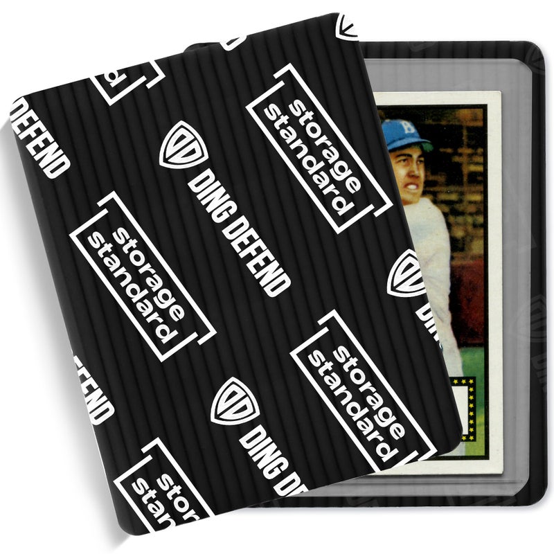 Storage Standard Ding Defend 110-Pack Trading Card Protector Shipping - 3.5 x 4.5 Inch Black Hobby Card Shipping Supplies w/Rounded Corners, Lightweight & Reusable for Raw Top Loaders, Semi-Rigids, Team Bags - Image 2