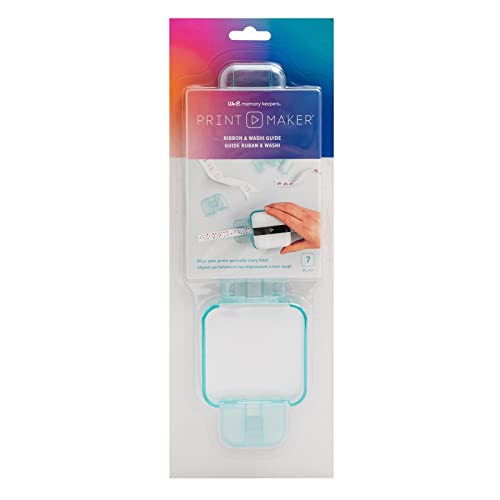 We R Memory Keepers Printmaker Guide, Clear, Printmaker Ribbon Printmaker Washi Guide Craft Supplies Printmaking Print Maker Accessories Printmaker Kit Printmaker Guide Printmaker Alignment Guide - Image 1