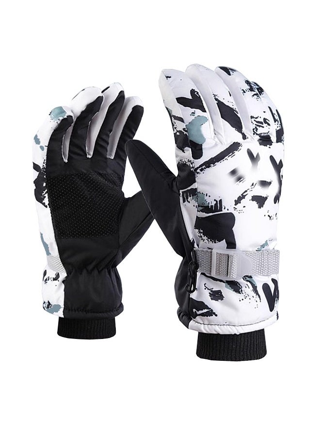 THREE - -20℉ Waterproof Winter Gloves for Men/Women Cold Resistant Plush Thickened Cotton Waterproof Anti-slip and Wear-Resistant Warm Gloves for Outdoor Work Motorcycle Cycling Cycling Ski Mountain Climbing - Image 1